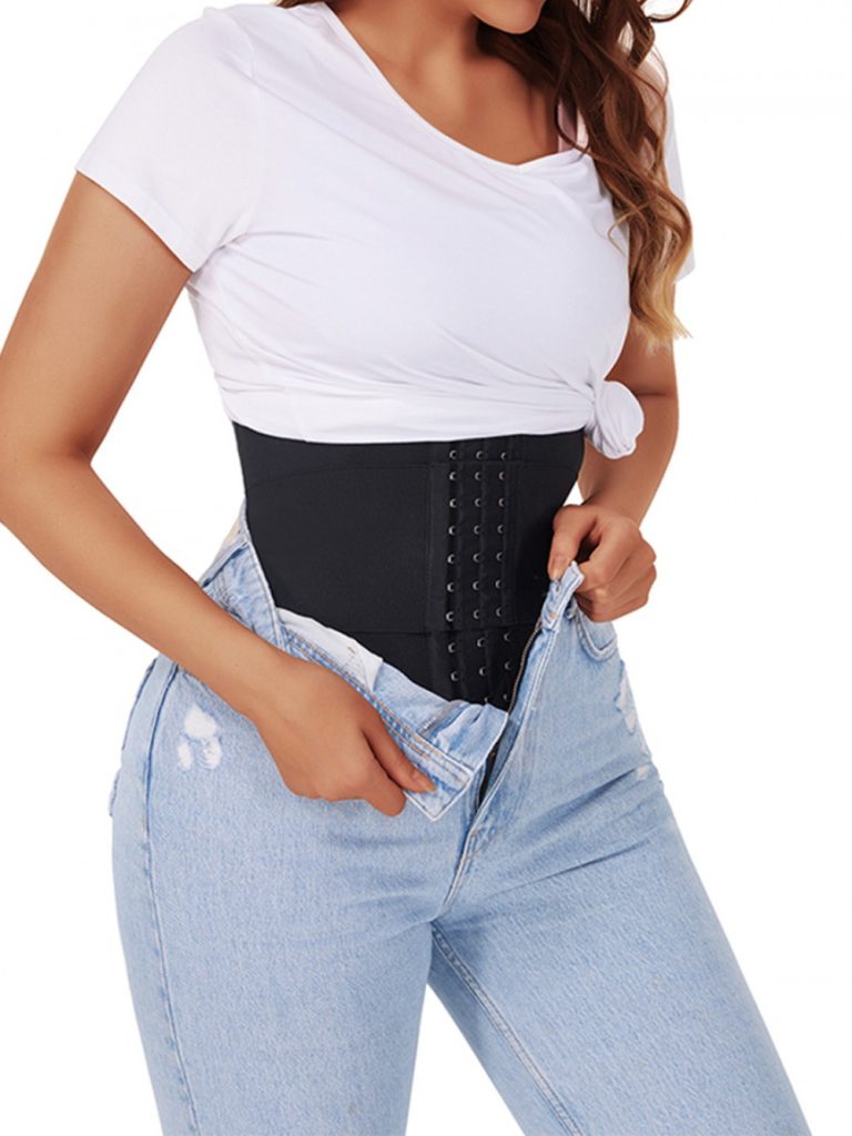 New Arrival Adjust Hooks Tummy Trimmer Control Split 3 Strap Waist Trainer Wrap Belt